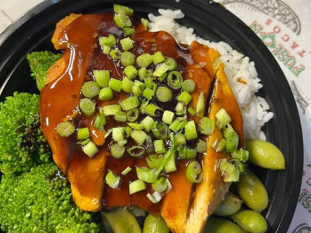 Chicken Teriyaki Fusion Bowl.